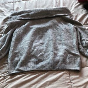 Off the shoulder sweater